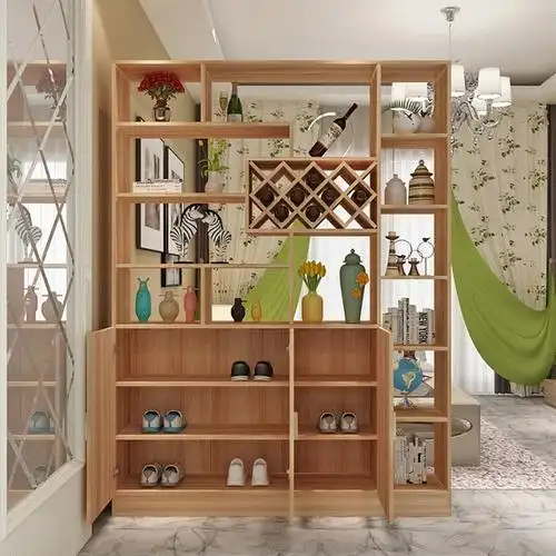 淮木玄关柜酒柜厅柜置物古董架鞋柜隔断柜屏风客厅展示柜客厅装饰柜四