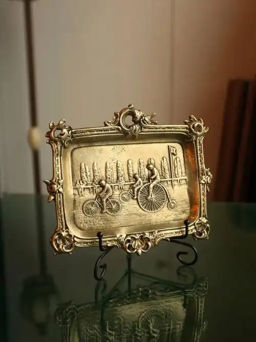 1930年代英国制装饰铜盘