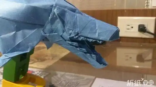 折纸简单的沧龙