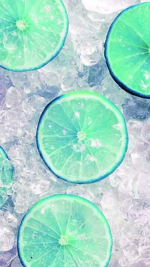 给夏日带来清凉的柠檬味手机壁纸来啦!干了这杯柠檬味的解暑神器