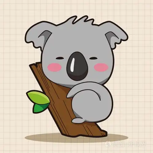 动物考拉卡通主题元素插画-正版商用图片1ksxup-摄图新视界