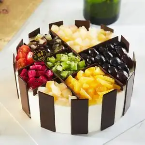 卡漫莫尼上海水果巧克力生日蛋糕同城速递配送苏州浦东长兴岛昆山