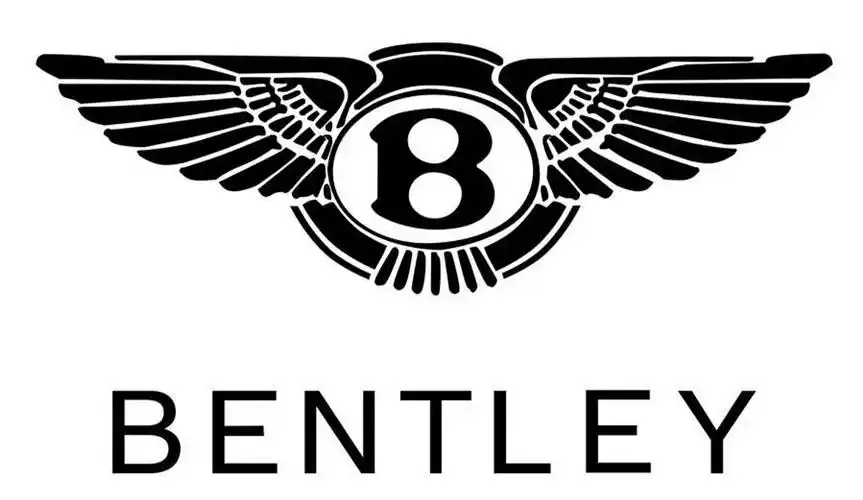 本特利(宾利)bentley阿斯顿·马丁汽车标志为一只展翅飞翔的大鹏,分别