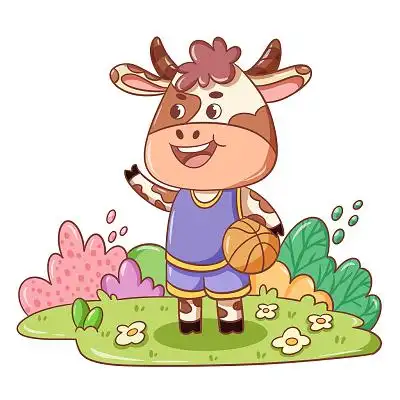 卡通可爱牛图片