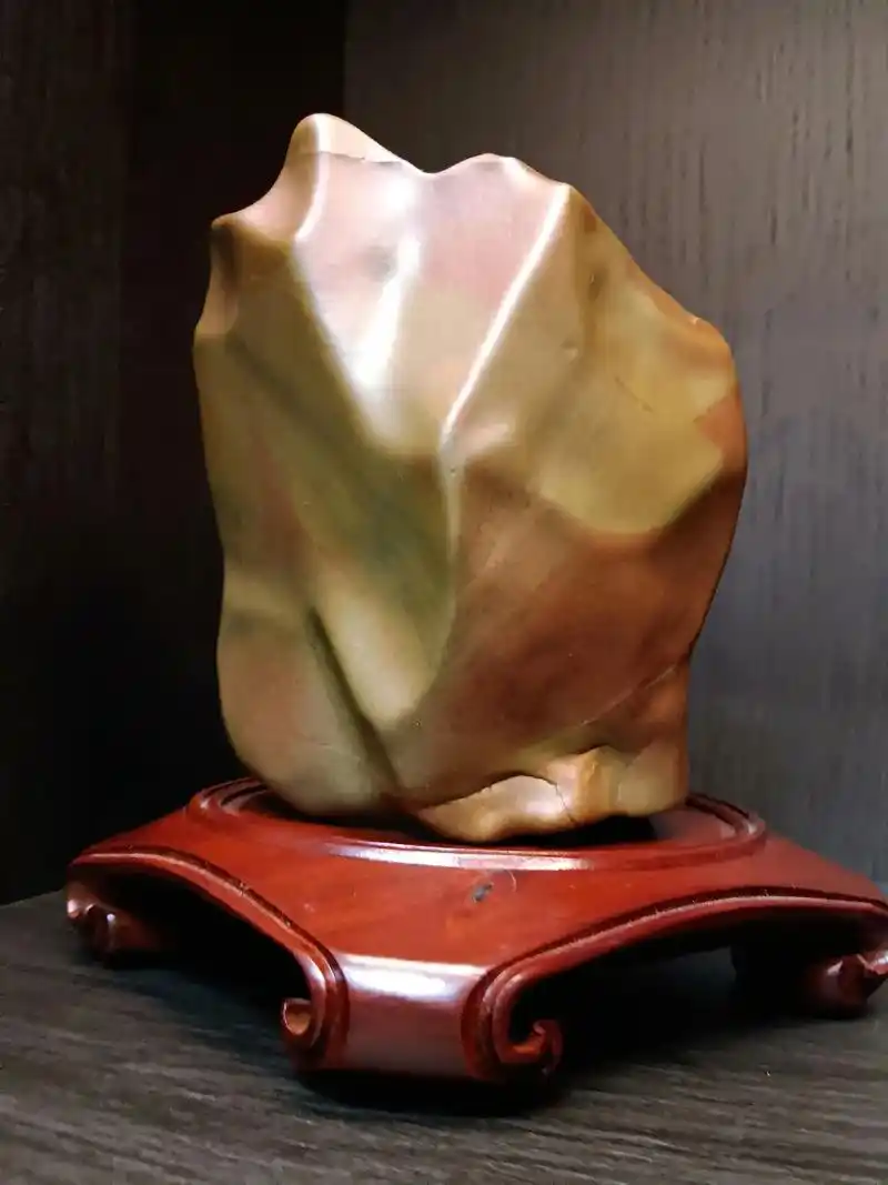 天然戈壁彩泥石#大自然的鬼斧神工 #精品摆件 #大自然的馈赠 - 抖音