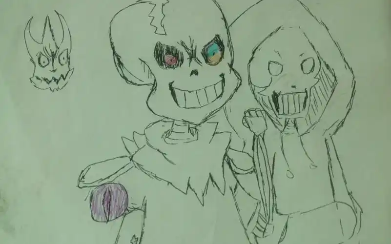 手绘动画尘埃的信任sans第二阶段半成品