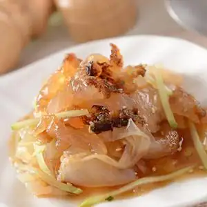 即食海蜇头海蜇丝海蜇皮海鲜凉菜冷菜海蛰老醋海蜇头6包x250克