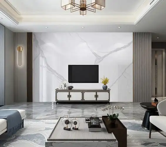 很高整理几款时下流行的9090极简轻奢风和新中式的电视背景墙设计