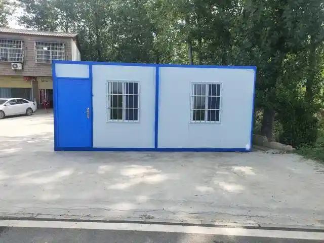 平舆县阳城镇爱心企业捐赠活动板房为疫情防控值班人员送清凉