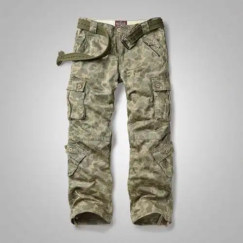 match麻吉2014春秋新品男士迷彩裤 韩版棉多袋工装裤 休闲长裤3357m
