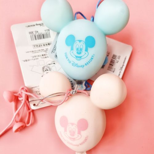 东京迪士尼正版米奇气球造型软胶发光发声胸针挂件生日节日礼物