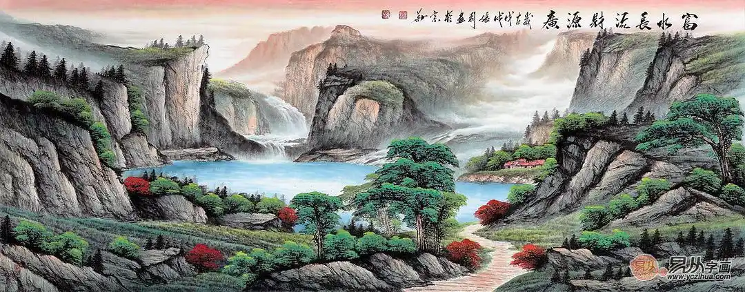 适合客厅的挂画 这5款山水画精选给你