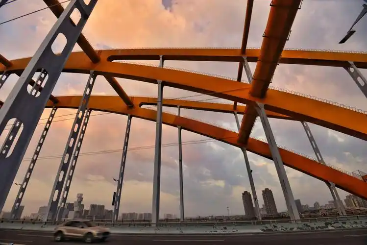 东平河晨曦～拍摄时间:2019年2月7日,拍摄地点:东平大桥