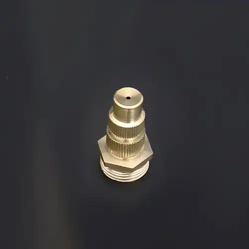 厂房工地围栏围墙上用雾化除尘喷头环保降尘降温灌溉喷雾喷淋头 1寸铜