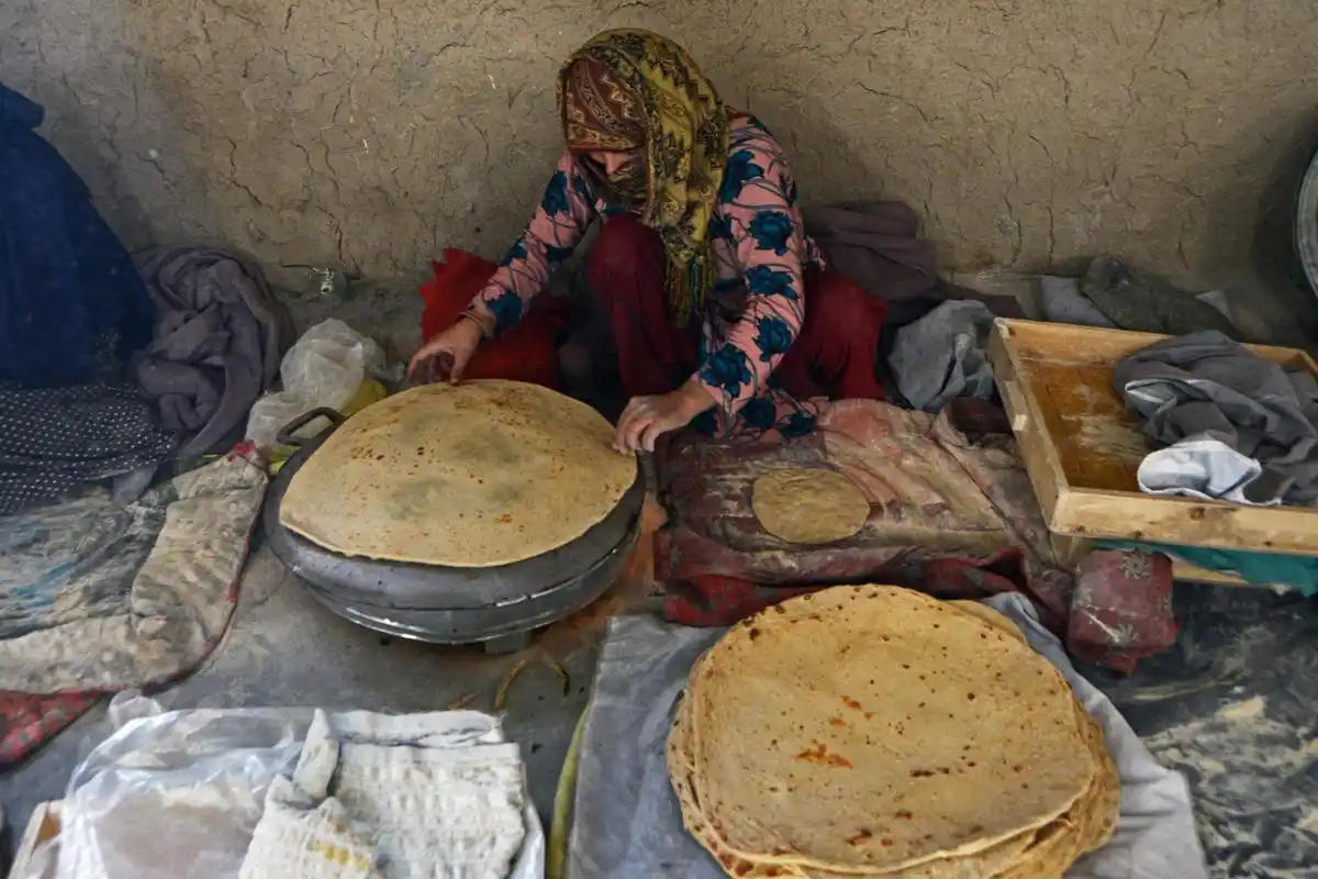 阿富汗的大饼工厂