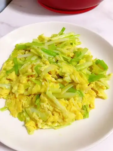 韭黄炒蛋的做法