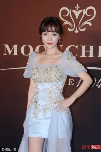 李小璐出席活动秀美腿 脸部僵硬闹尴尬_手机网易网