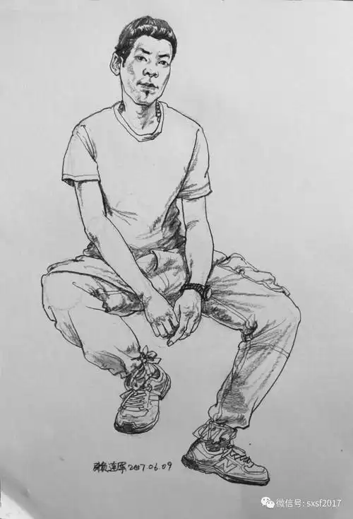 0048期——跷二郞腿的女青年坐姿示范