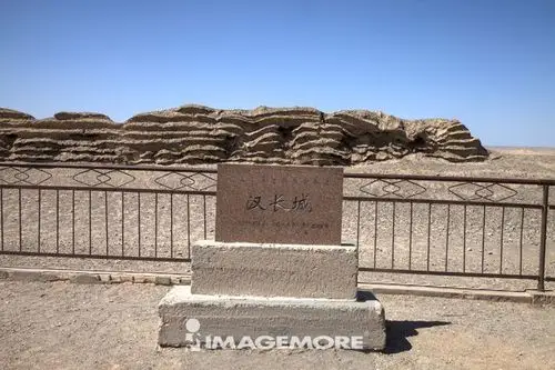 汉长城遗址,敦煌,甘肃省,中国,亚洲,古城墙,古迹,地标