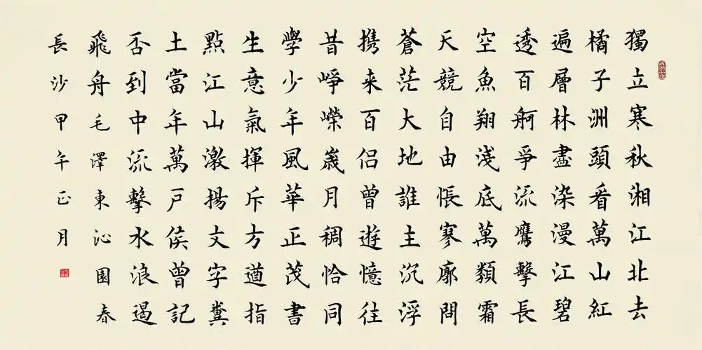 楷书作品 - 相册 - 尤香民 - 艺术家园-盘古艺术网