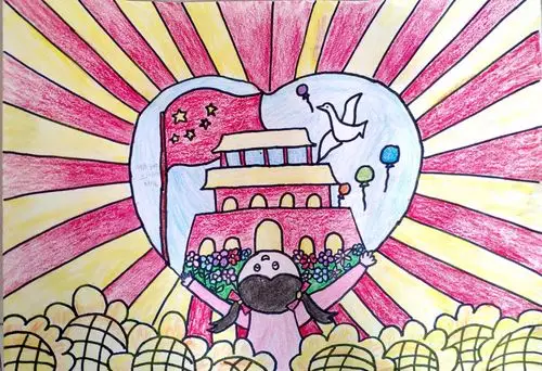 柴桑新区小学开展庆祝新中国成立70周年——"我爱我的祖国"绘画书法