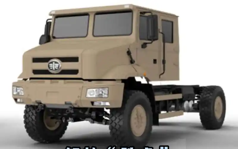 一汽解放尖头m41系列全驱越野特种车底盘