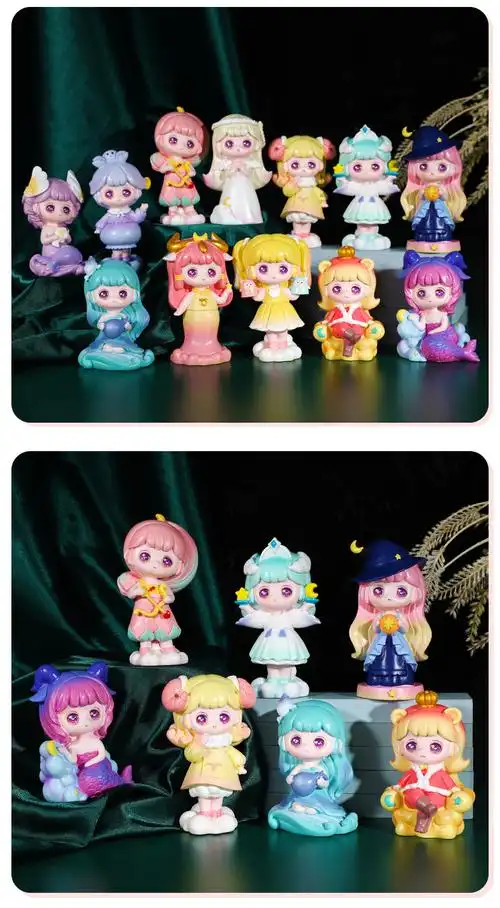 现货十二星座星座奇缘盲盒女孩桌面装饰人物手办创意礼品一件代发
