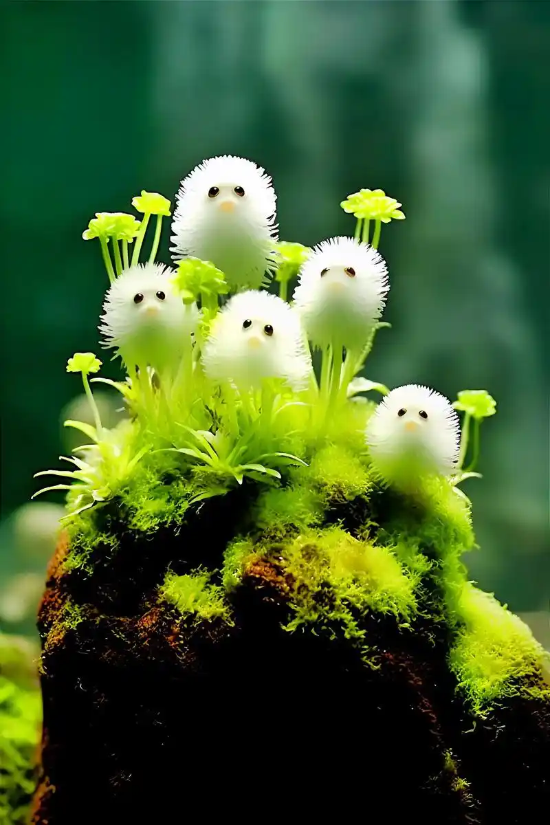 在大山深处发现了可爱的猫脸花,没人欣赏也独自盛开.