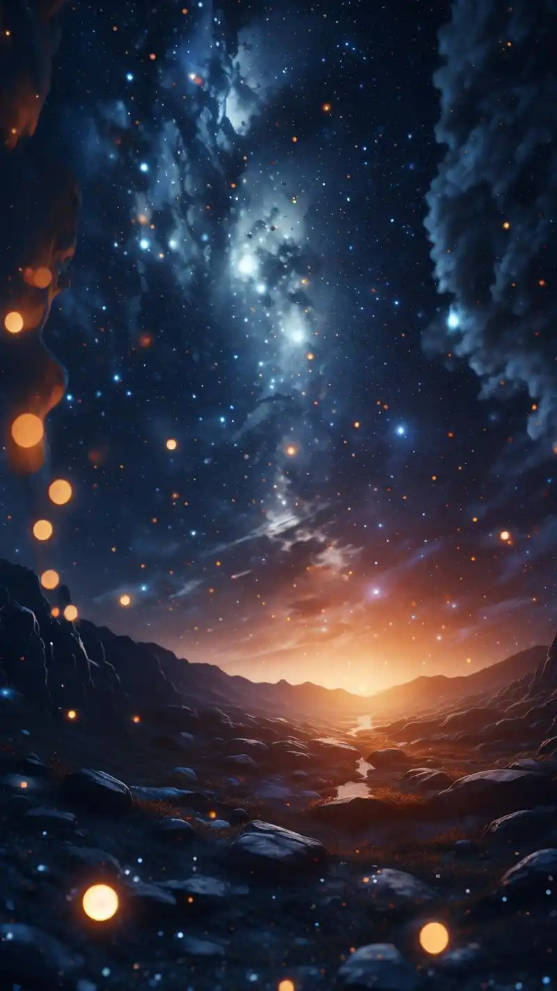 华为星空壁纸90梦幻星辰触手可及