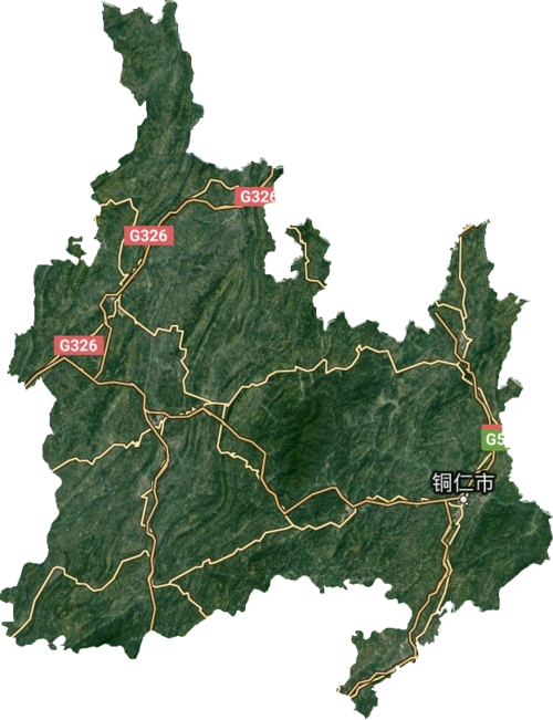 铜仁市高清卫星地图