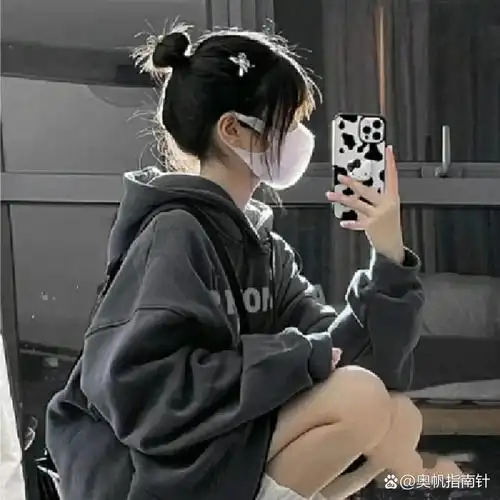 手机挡脸女生头像