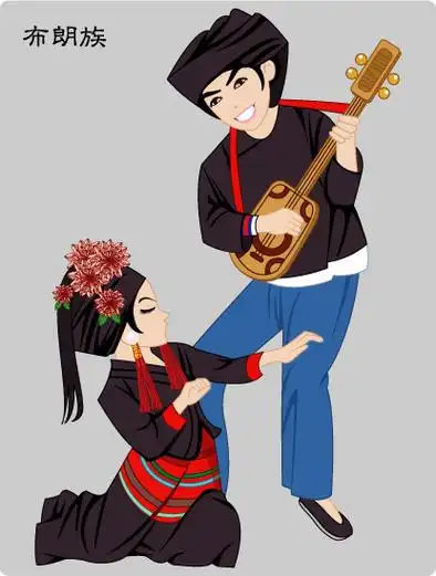 【和谐中国】民族服饰 矢量素材集合 ai