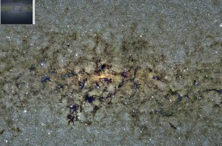 6g 90亿像素天文照片!8400万颗星星在里面!带你去看到底有什么?