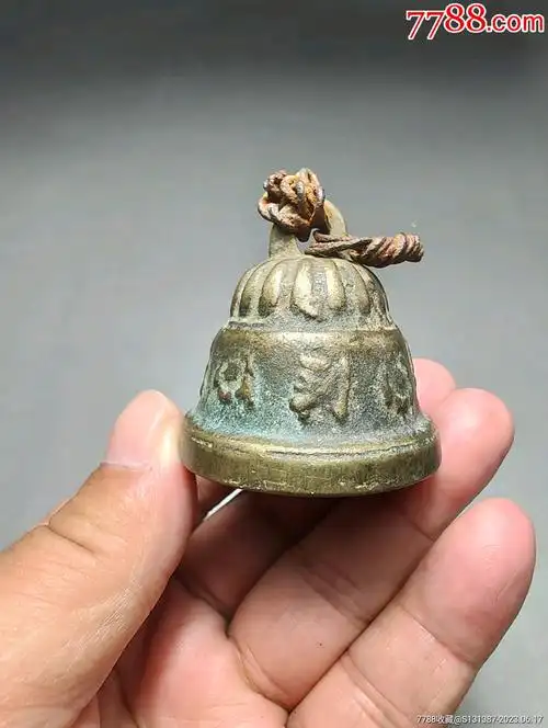 清末民国马到成功铜铃铛