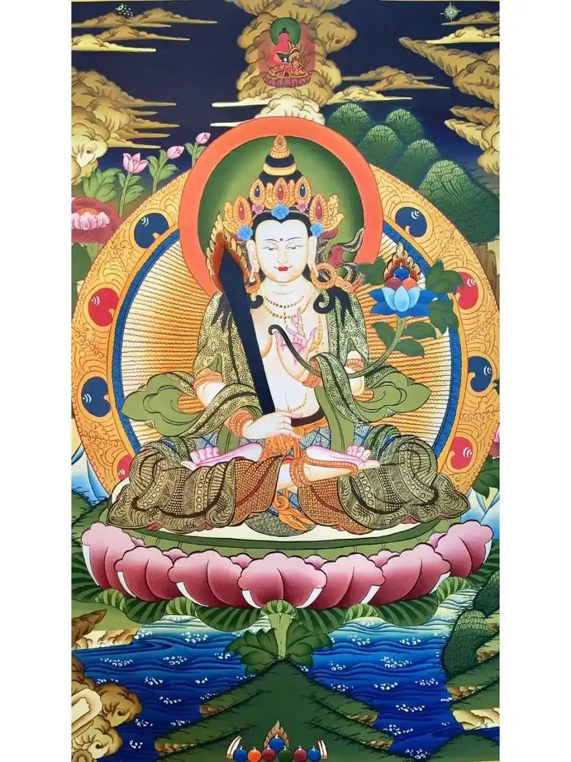 来取本命年91的守护神虚空藏菩萨壁纸!