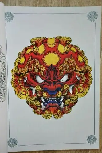 唐狮纹身手稿100张(图来自源于网络)