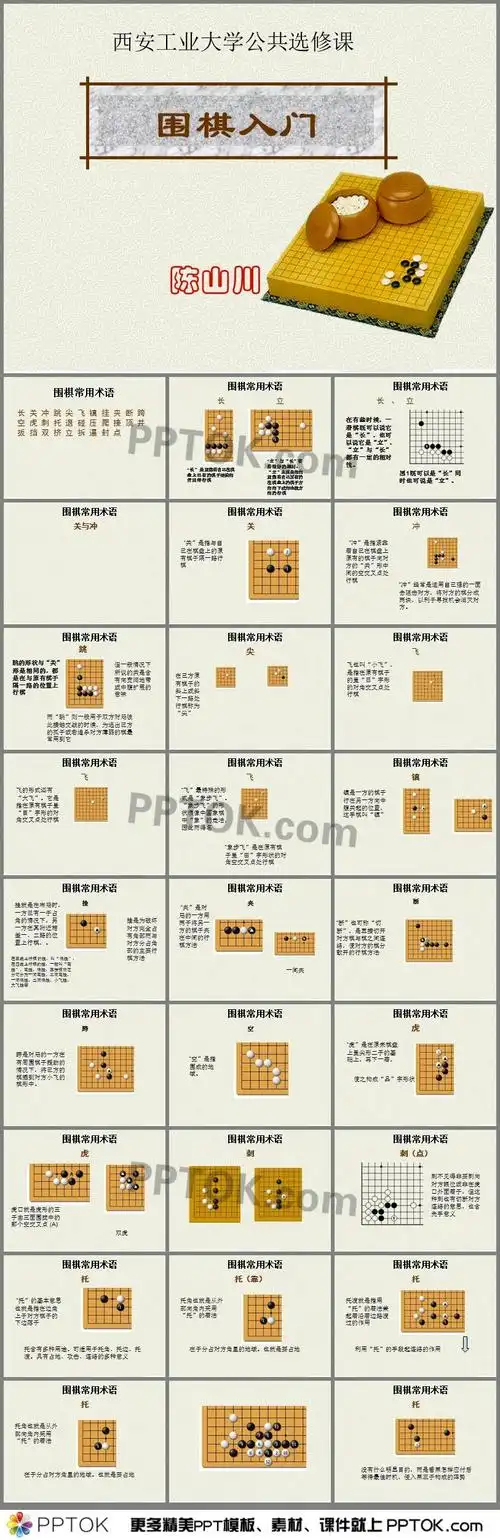 第九讲围棋常用术语ppt
