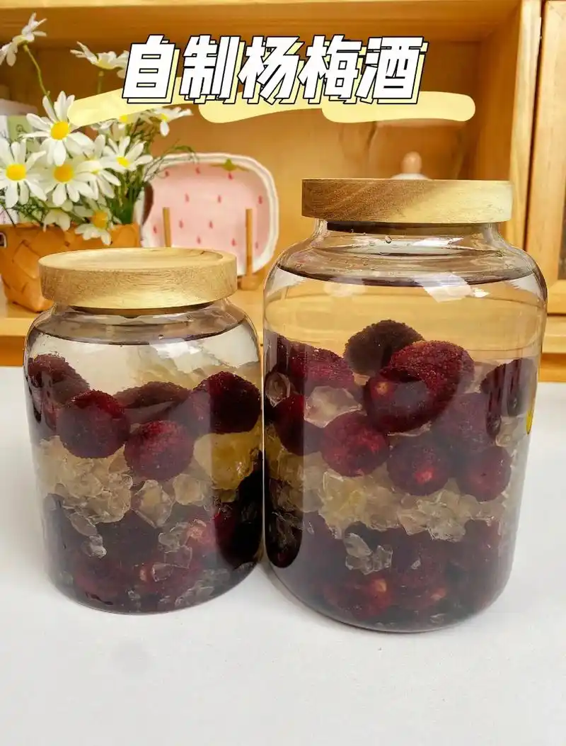 杨梅泡酒你泡对了吗?最后一张有步骤.#春日图文伙伴计划 #吃 - 抖音