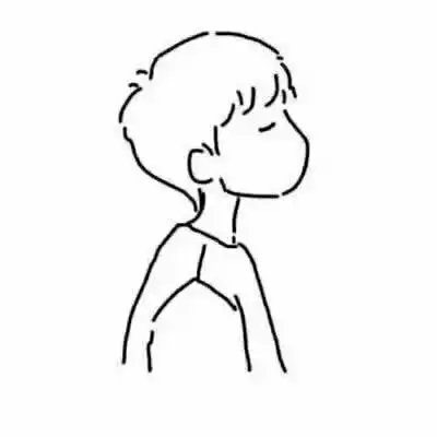 网易云简约干净手绘男生头像