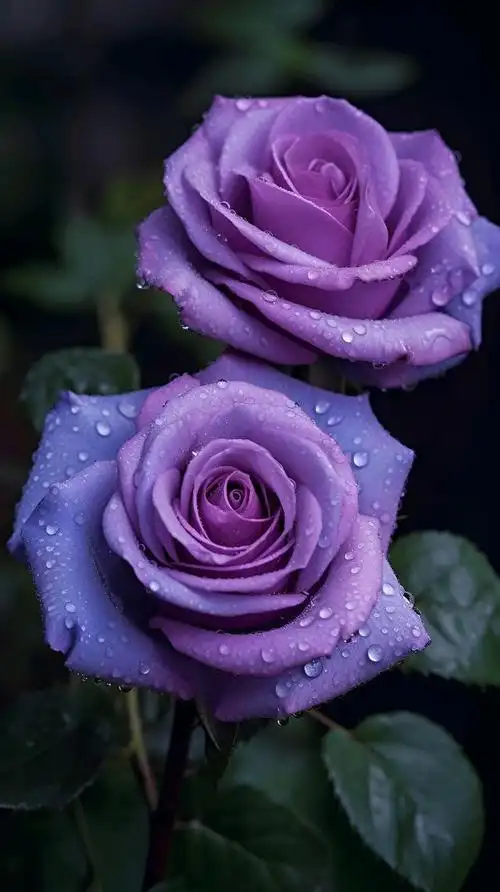 紫玫瑰花的神秘和诱惑是深深地吸引着我,它似乎代表着一种不寻常的