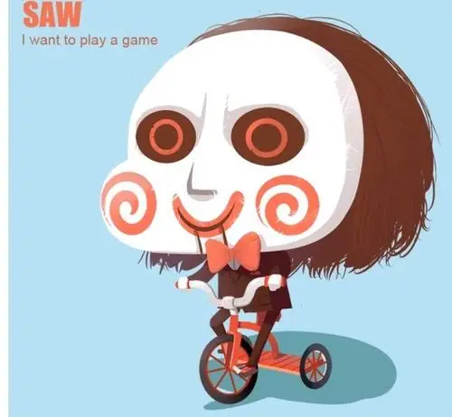 收一个q版本电锯惊魂 面具男头像?刚才在贴吧看到有人用?