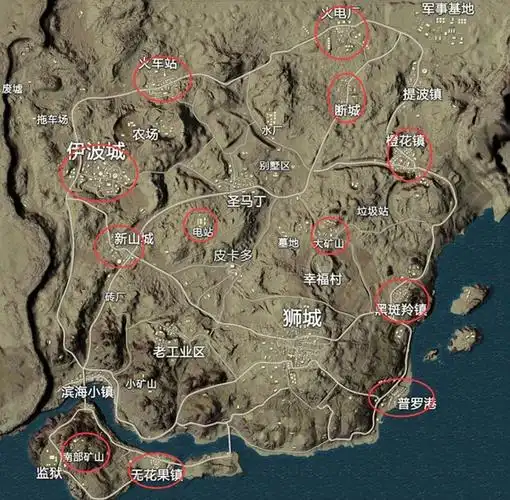 绝地求生刺激战场沙漠资源攻略