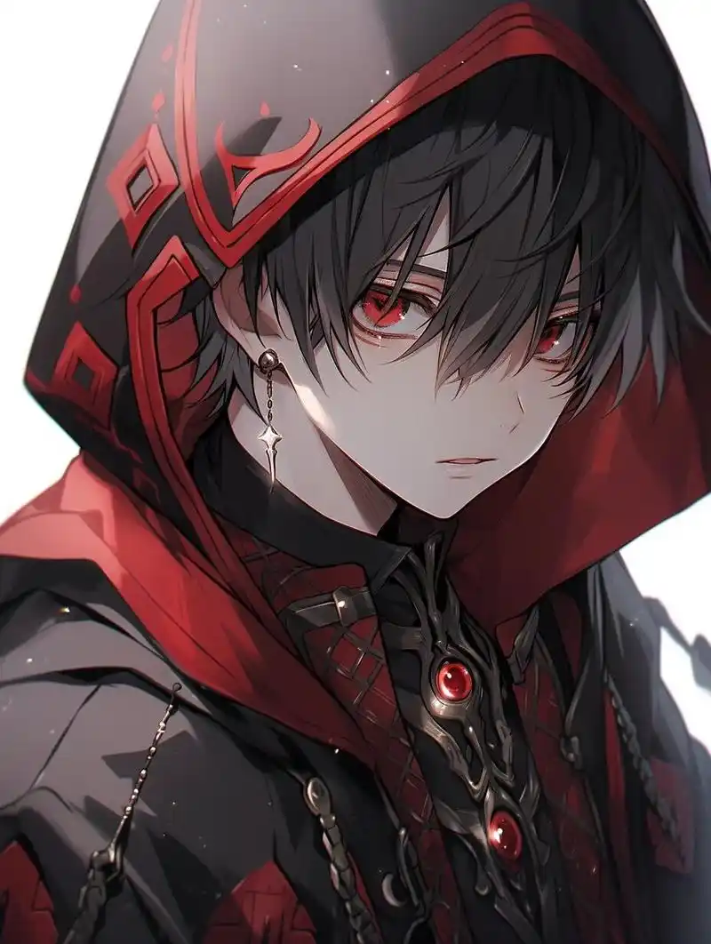 动漫男生头像壁纸插画素材