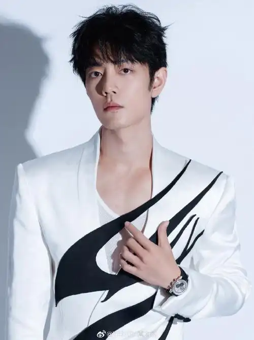 肖战又贵了##肖战花灰色西装写真