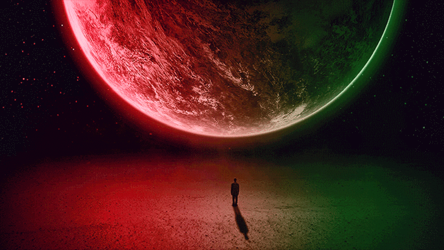 ps特效一键生成动态星系星云动画颜色可任意编辑让你的图片酷起