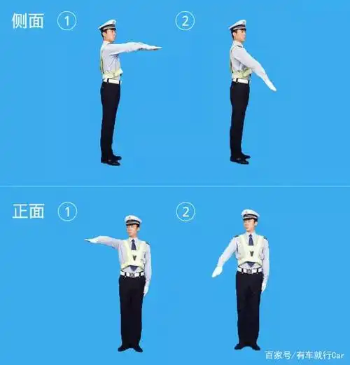 不懂交警手势,小心遇上大麻烦,开车必备,看一遍全记住!