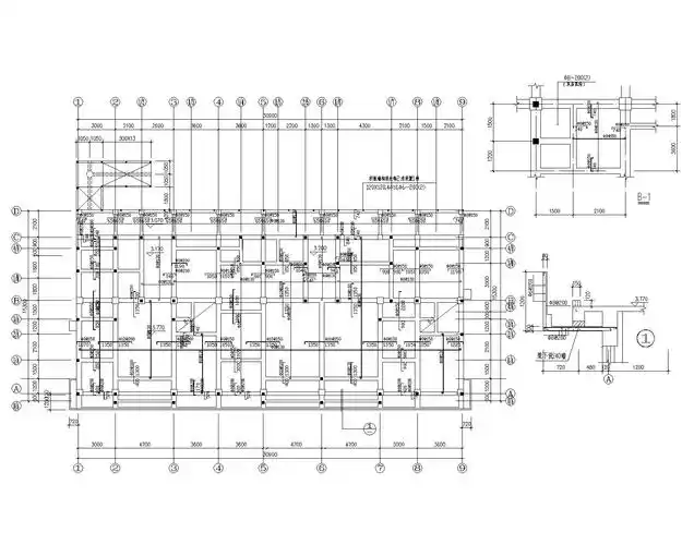某六层底层框架剪力墙结构施工图(cad)立即下载               建筑