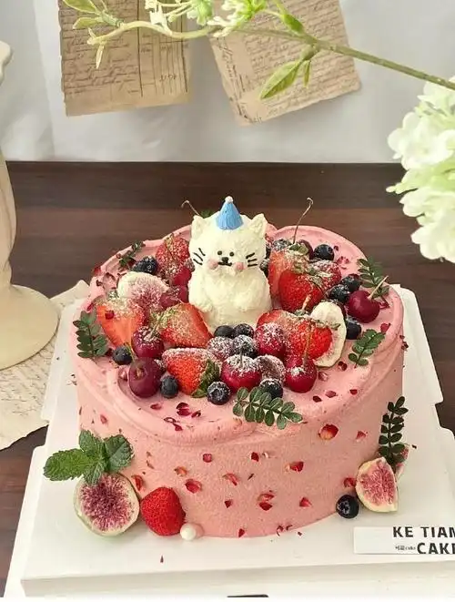 超好看的水果蛋糕~每一个都好绝