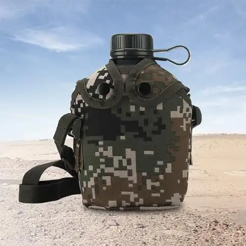 军训水壶配发正品迷彩水壶军迷军训水壶