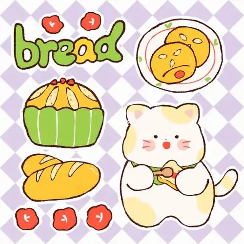 00可爱简笔画手帐素材11食物系列篇二